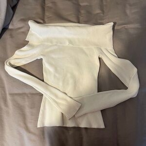 Off the shoulder tight top